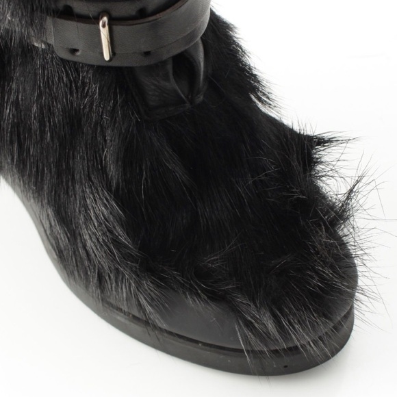 Celine Phoebe Philo era black wedge heel boots 36 - Picture 6 of 11